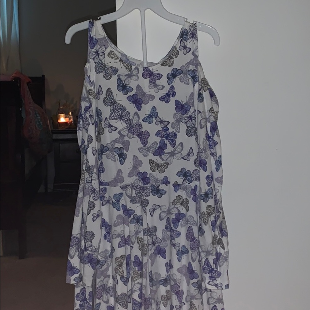 Children’s place xl dress with butterflies